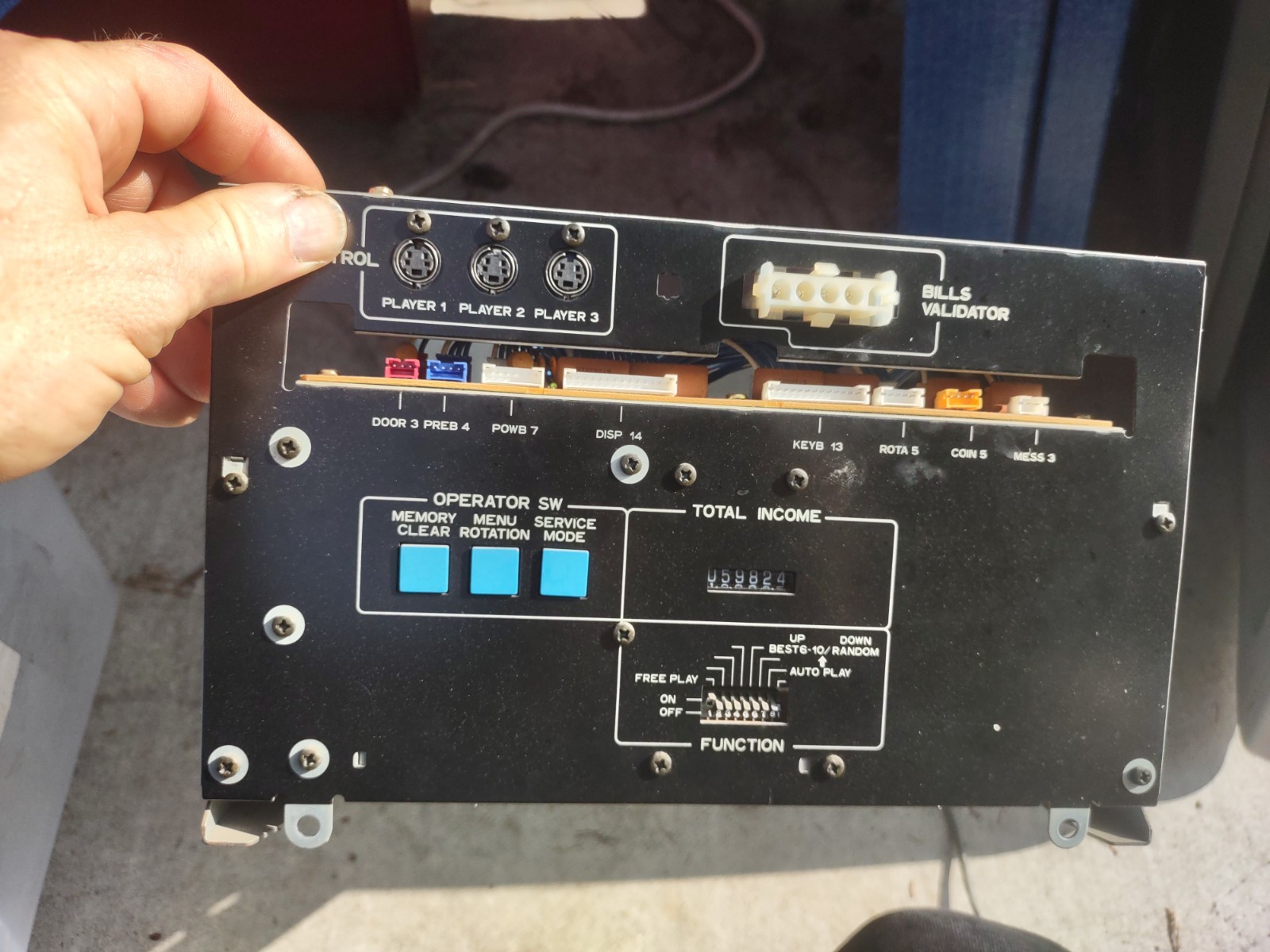 pioneer cjv55 jukebox arcade i/o pcb working #1