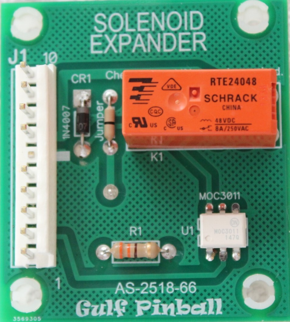 NEW Bally SOLENOID Expander Board AS-2518-66