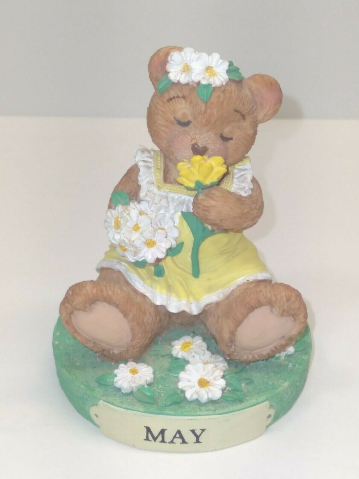 1997 Theadorables First Edition Bear Figurine PAPEL GIFTWARE May Flowers 1997 Theadorables First Edition Bear Figurine PAPEL GIFTWARE May Flowers