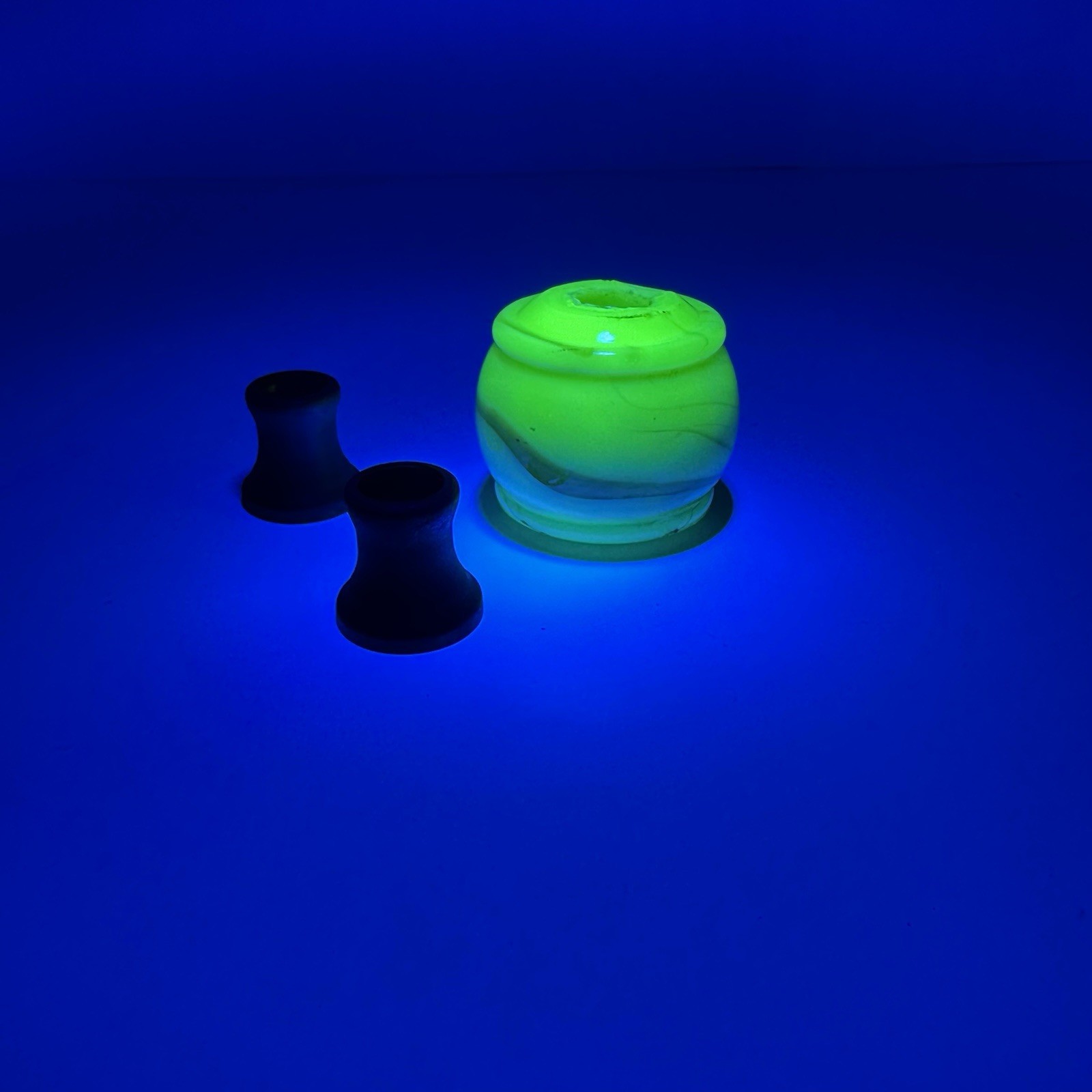 Vintage Antique Akro Agate Custard Uranium Slag Glass Lamp Ball Spacer C Vintage Antique Akro Agate Custard Uranium Slag Glass Lamp Ball Spacer C