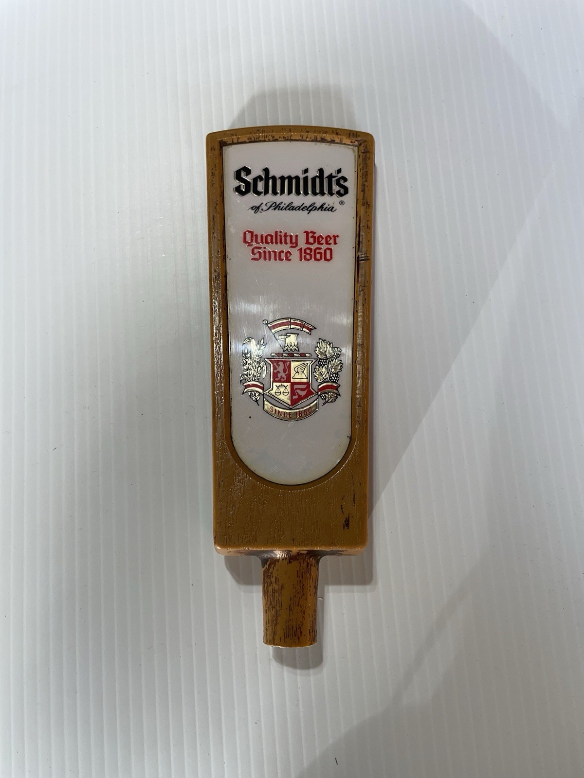Schmidt’s of Philadelphia Beer Tap Handle Wooden