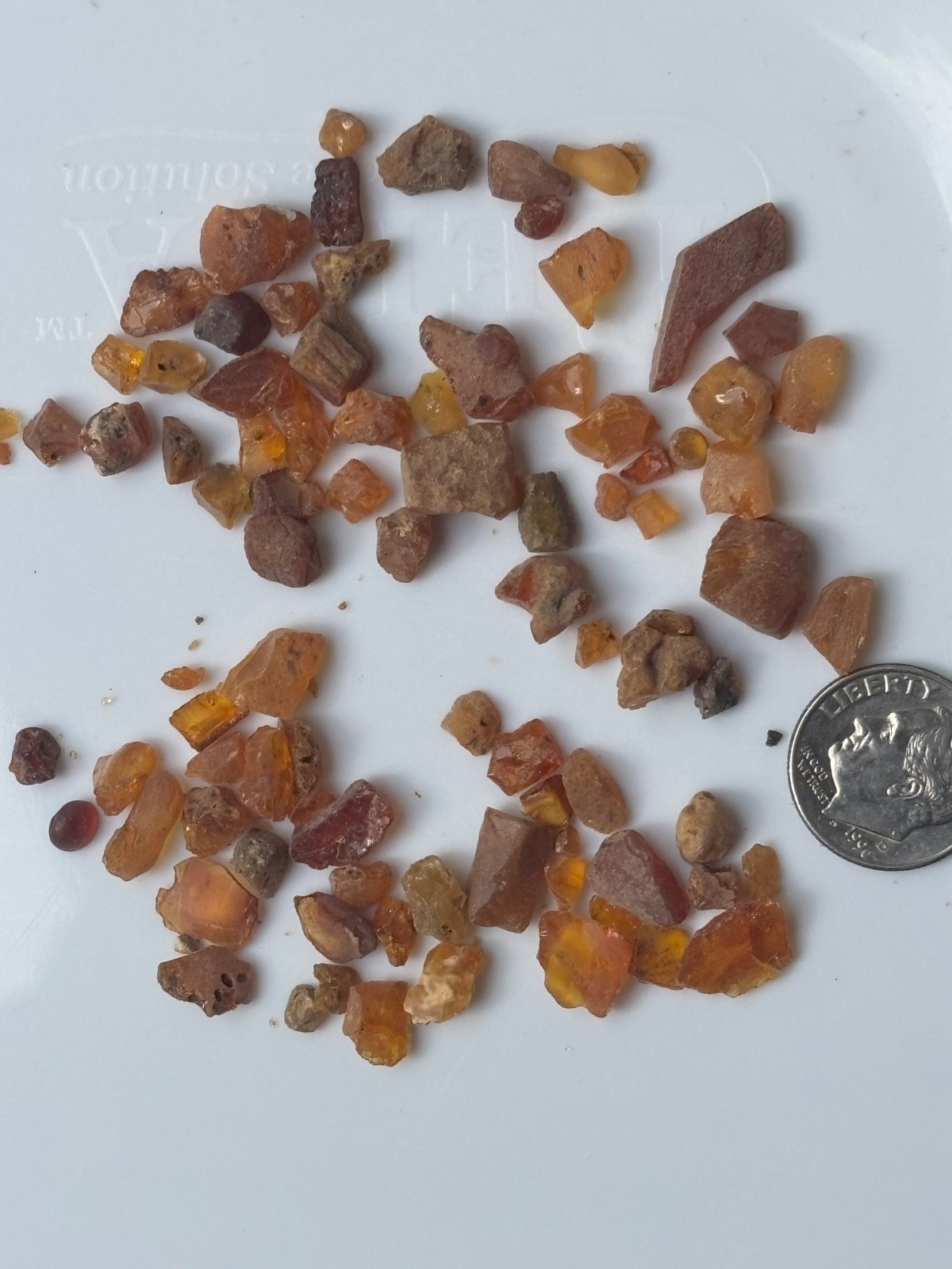 Rare New Jersey Amber Fragments - Sayreville Clay Pits - Late Cretaceous