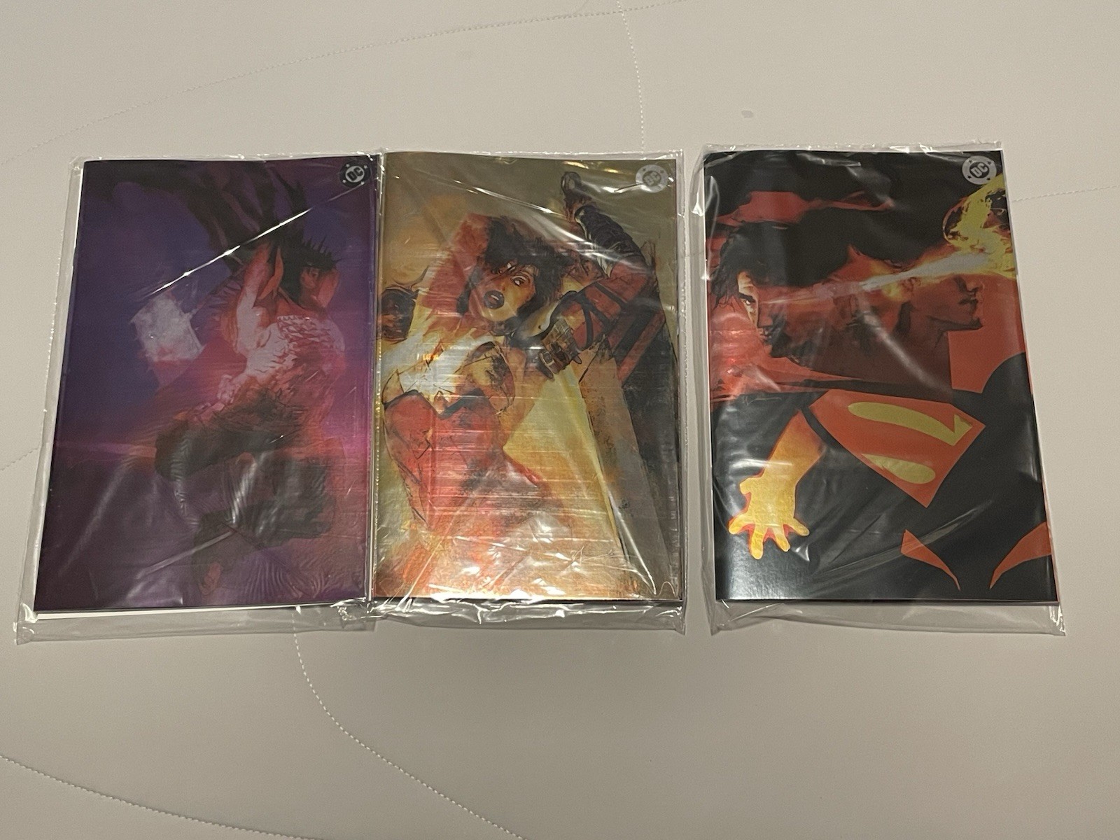 Absolute Batman /Wonder Woman/ Superman # 1 Bill Sienkiewicz Bundle Pack NYCC 26 Absolute Batman /Wonder Woman/ Superman # 1 Bill Sienkiewicz Bundle Pack NYCC 26