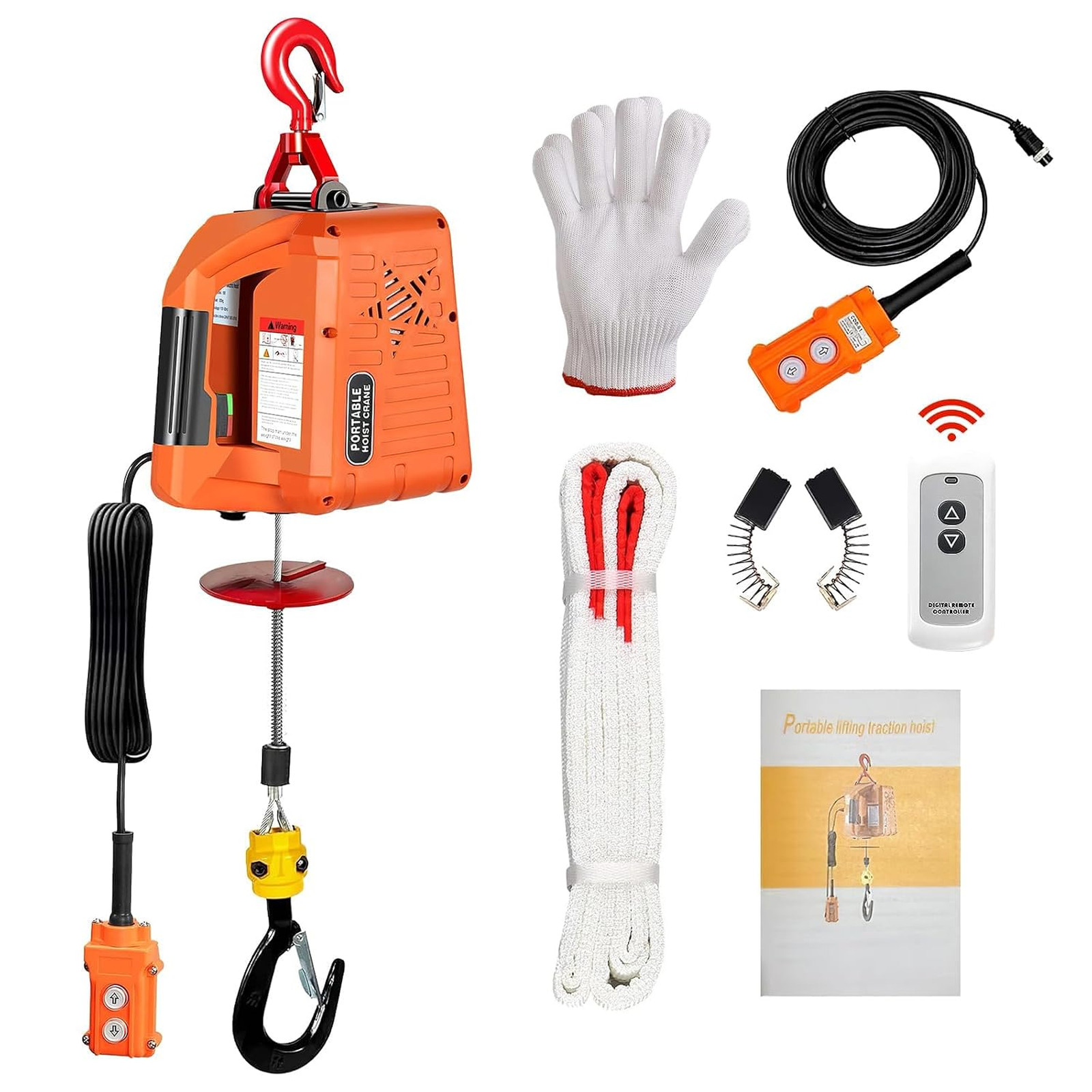 3 in 1 Electric Hoist Winch,2200 lbs Manual/Wired/Wireless Remote 3 in 1 Electric Hoist Winch,2200 lbs Manual/Wired/Wireless Remote