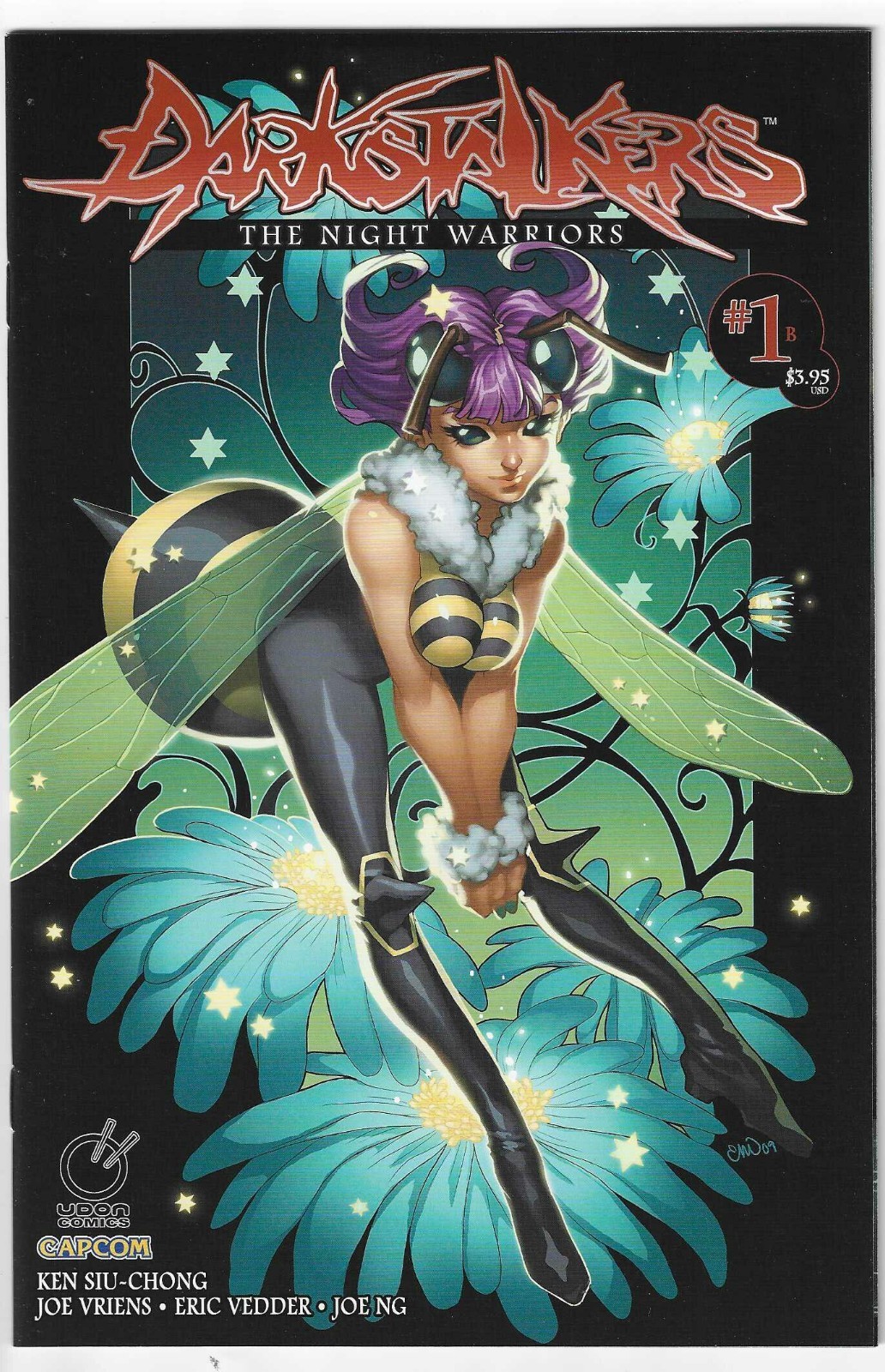 DARKSTALKERS: THE NIGHT WARRIORS #1 B Q-BEE VARIANT NM UDON COMICS CAPCOM HTF