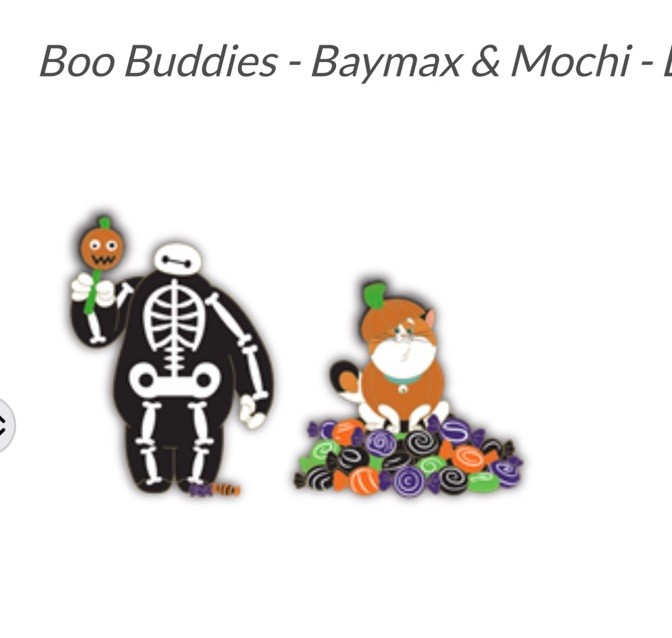 Disney DSSH DSF Boo Buddies Baymax And Mochi Pin Le 400