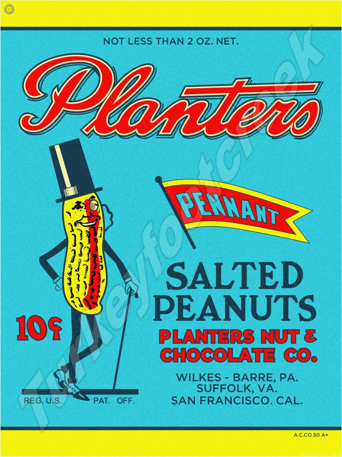 Planters Pennant Salted Peanuts 9\