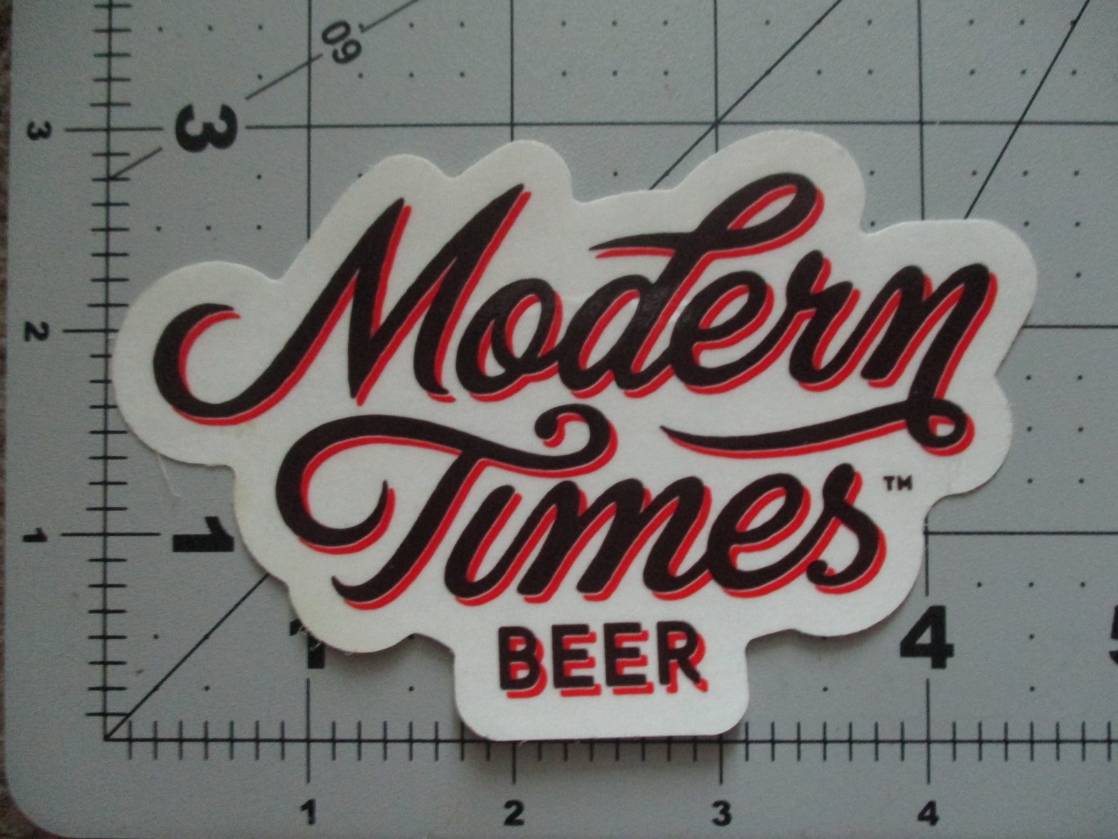 MODERN TIMES BEER Brown Blazing World STICKER decal craft beer brewery brewing Q