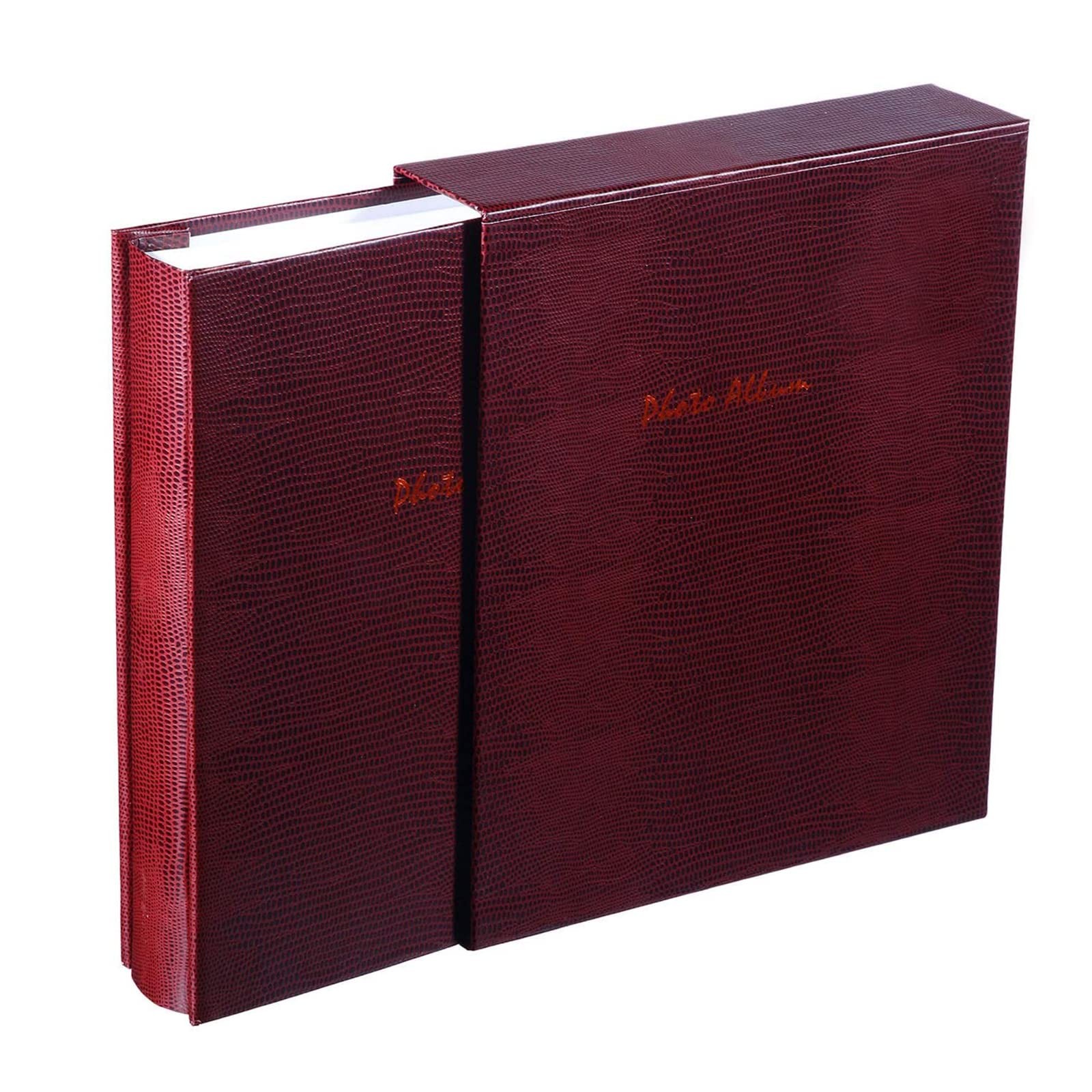 HAOWEIH Small Photo Album 4x6 100 Photos, 50 Pages Hold 100 Maroon HAOWEIH Small Photo Album 4x6 100 Photos, 50 Pages Hold 100 Maroon