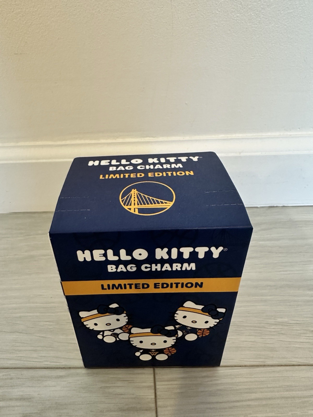 Hello Kitty Golden State Warriors Mystery Bag Charm (NEVER BEEN OPENED - RARE)