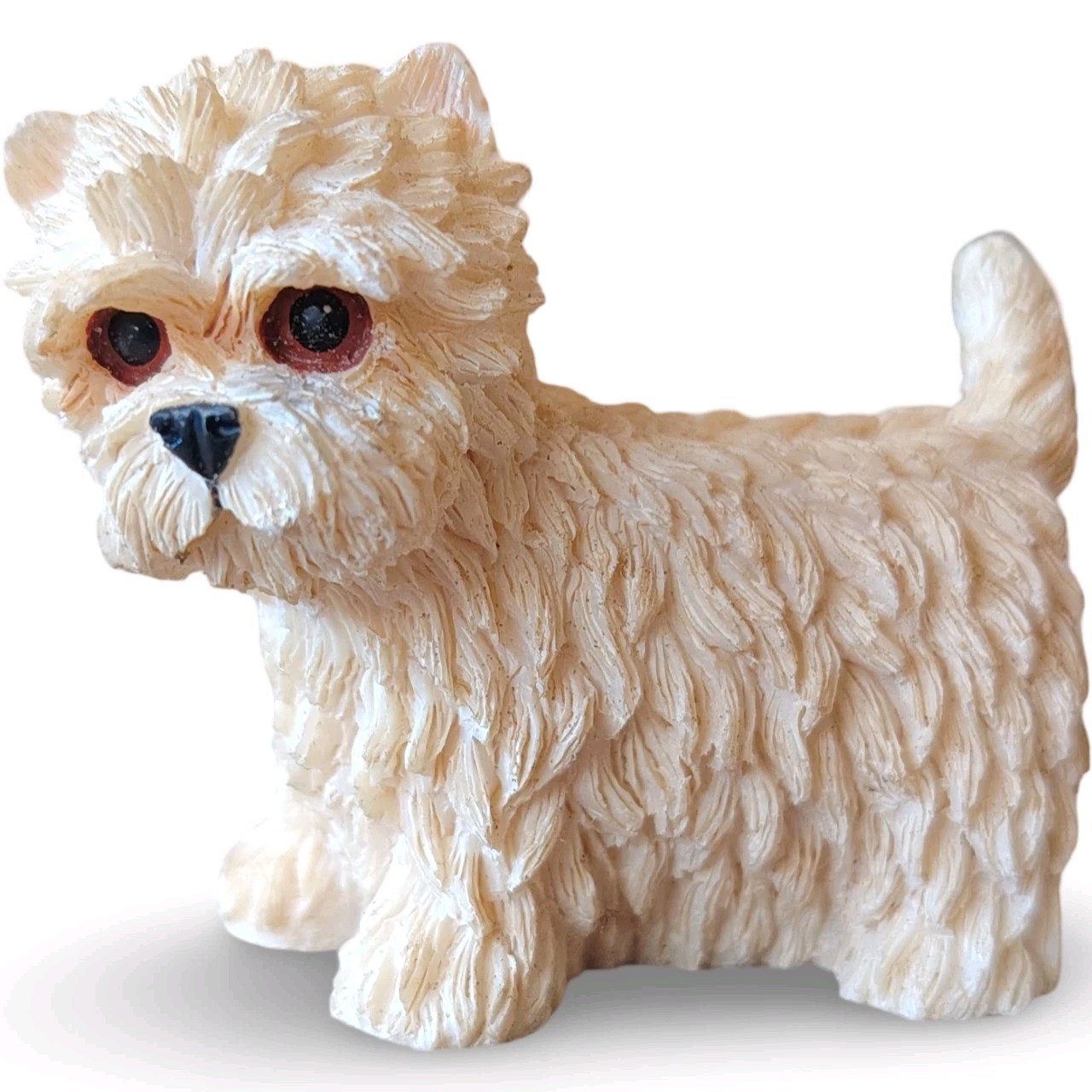Vintage West Highland White Terrier Westie Dog Miniature Figurine Statue Vintage West Highland White Terrier Westie Dog Miniature Figurine Statue