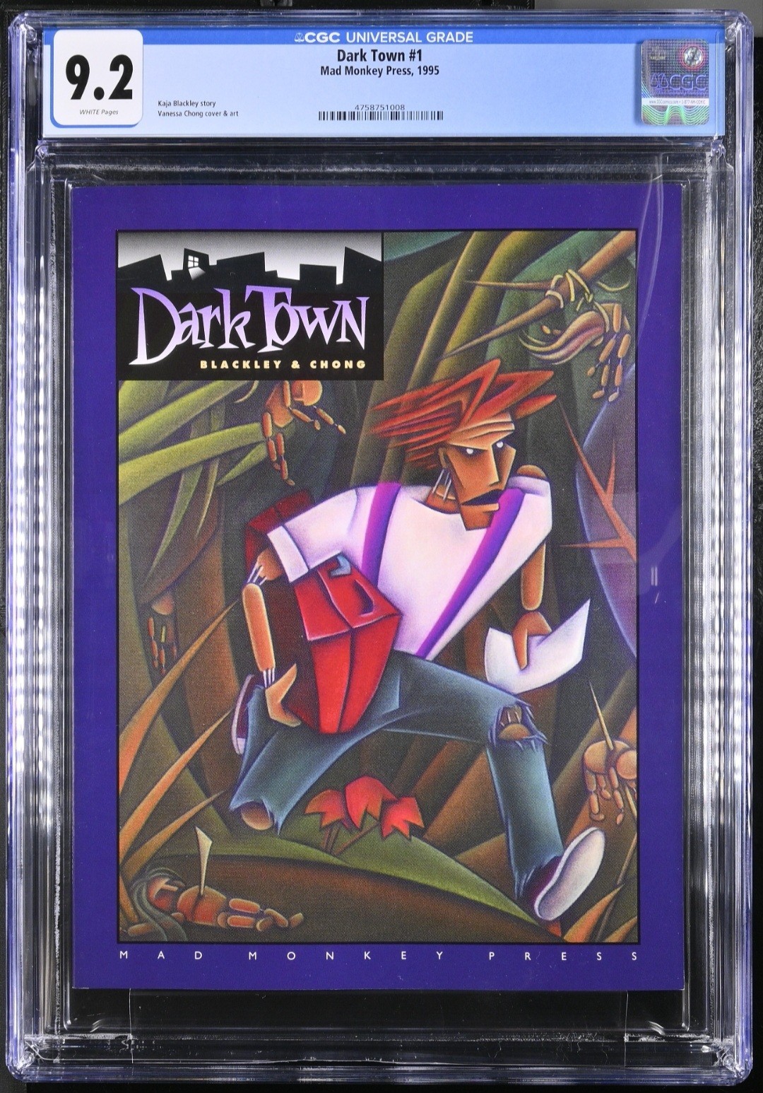 Dark Town #1 CGC 9.2 Mad Monkey Press 1995 TPB Rare Indie Graphic Novel Top Pop Dark Town #1 CGC 9.2 Mad Monkey Press 1995 TPB Rare Indie Graphic Novel Top Pop