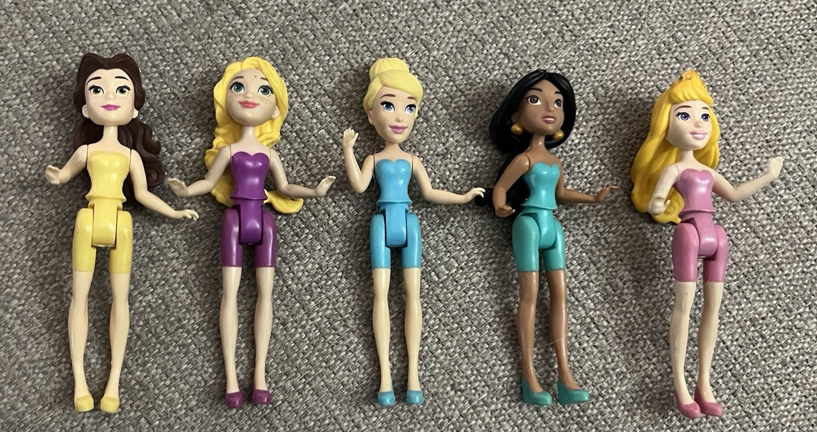 Hasbro Disney Princess Royal Clip Figures - Set of 5