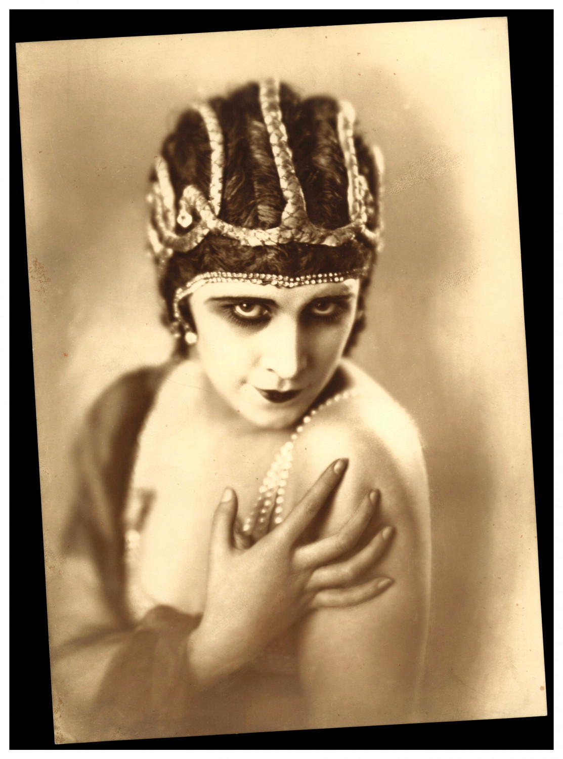 Jeanne Roques, known as Musidora, Fashion 1920 vintage print silver print of ep Jeanne Roques, known as Musidora, Fashion 1920 vintage print silver print of ep
