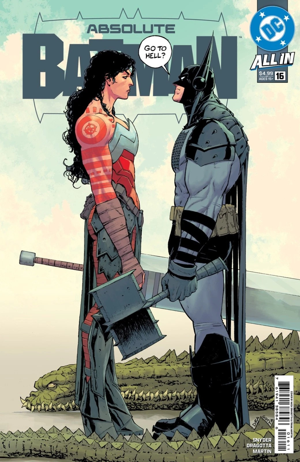 ABSOLUTE BATMAN #16 DRAGOTTA 1st PRINT COVER-A VARIANT WONDER WOMAN SCOTT SNYDER ABSOLUTE BATMAN #16 DRAGOTTA 1st PRINT COVER-A VARIANT WONDER WOMAN SCOTT SNYDER