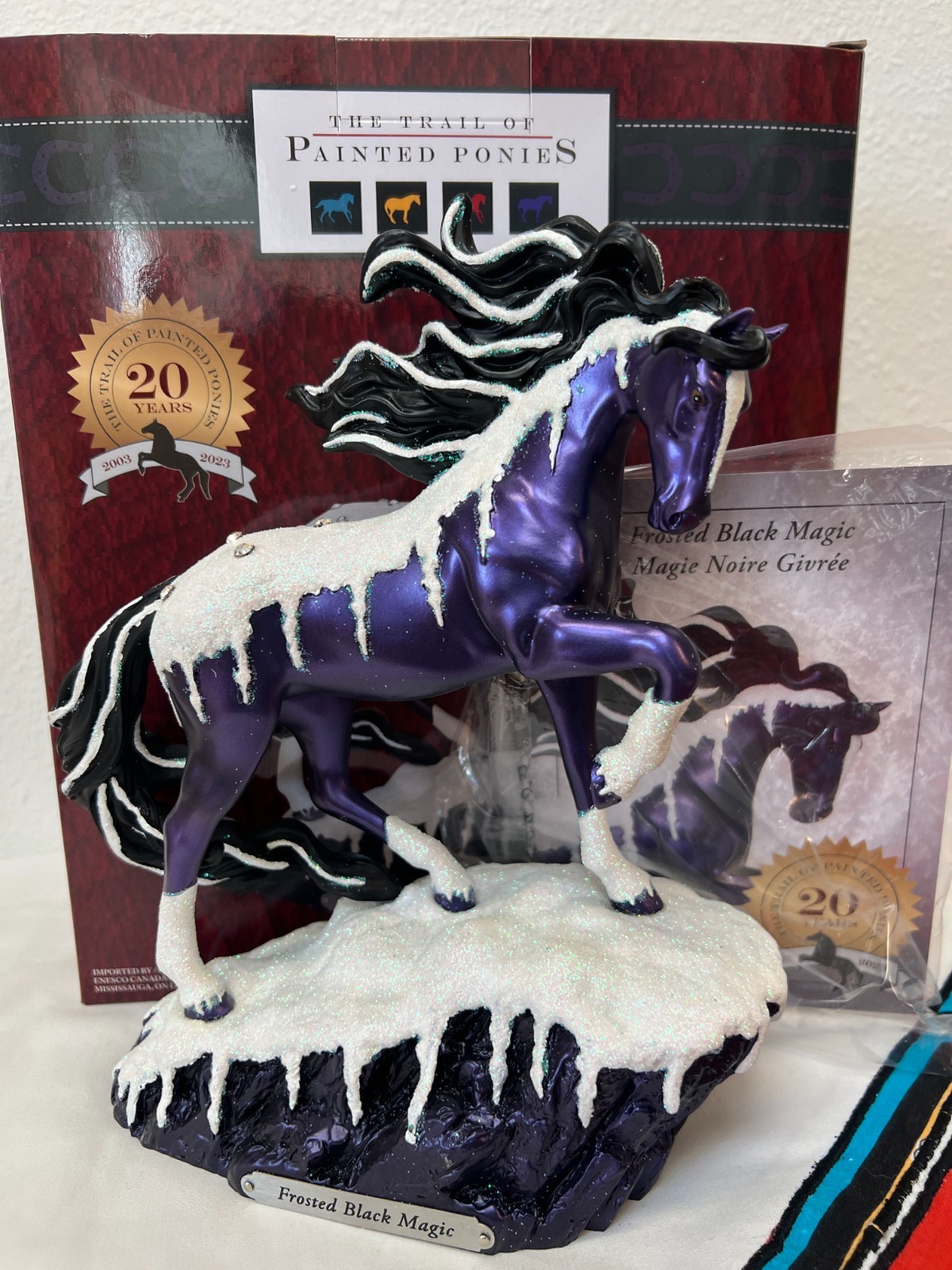 Trail of Painted Ponies FROSTED BLACK MAGIC (New) - 1E/1855 Trail of Painted Ponies FROSTED BLACK MAGIC (New) - 1E/1855