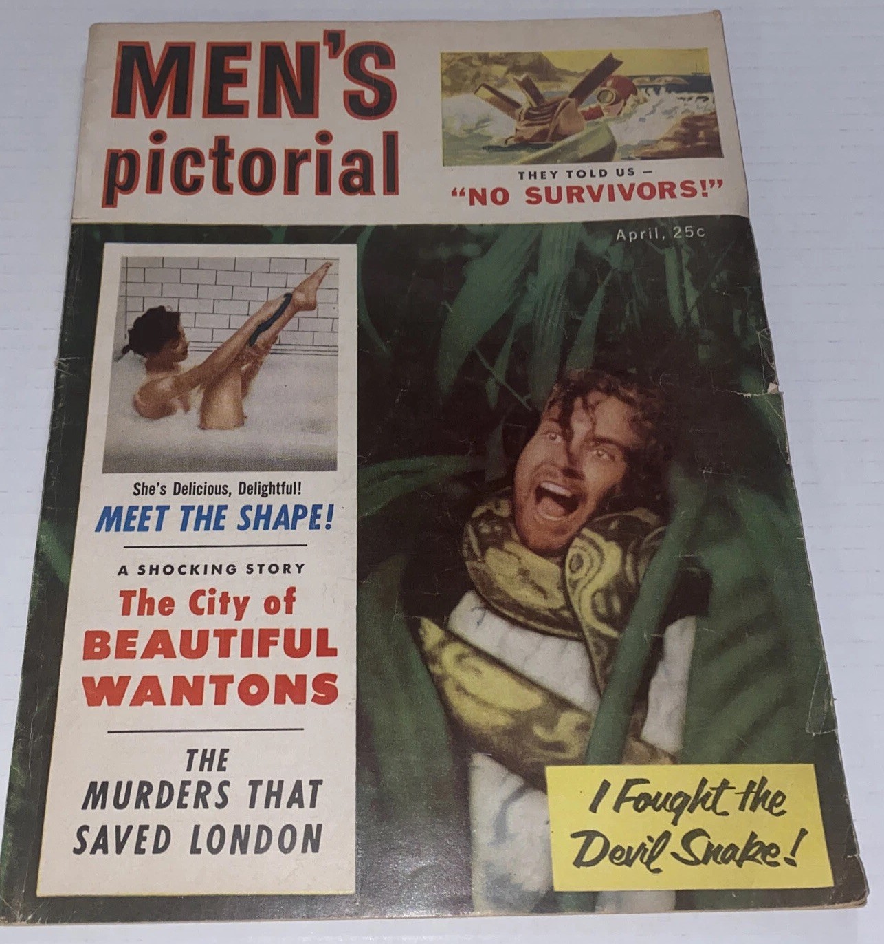 Magazine Vintage 1950s ADS Korium Knives Guns Prop