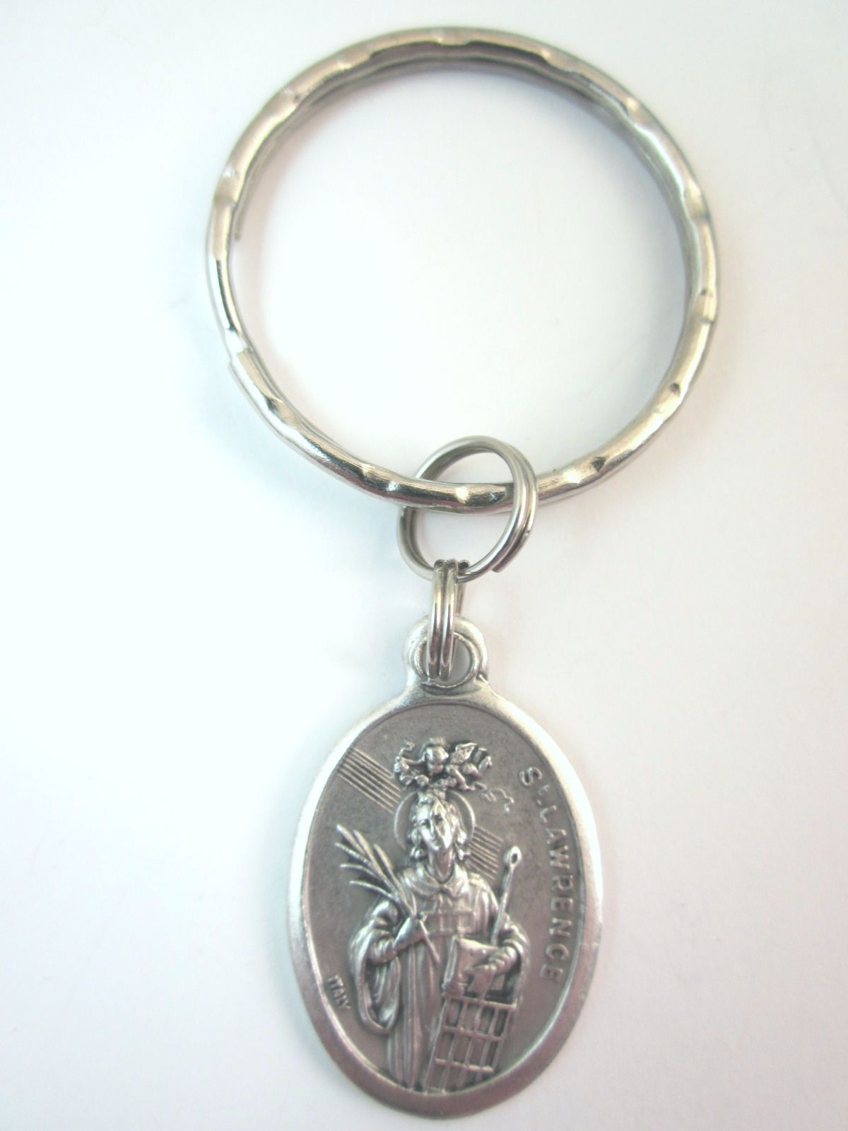 St Lawrence Medal Italy Key Ring Gift Box & Prayer Card St Lawrence Medal Italy Key Ring Gift Box & Prayer Card