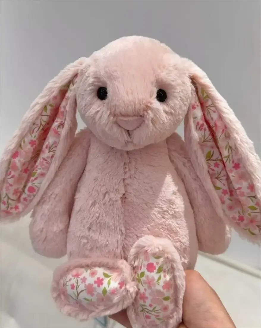 Jellycat Blossom Blush Bunny Plush Toy 30cm Medium Soft Stuffed Rabbit NWT 