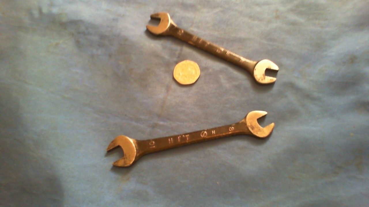 VINTAGE OPEN ENDED SPANNERS -HIT JAPAN 10MM X 8MM HONDA YAMAHA KAWASAKI SUZUKI