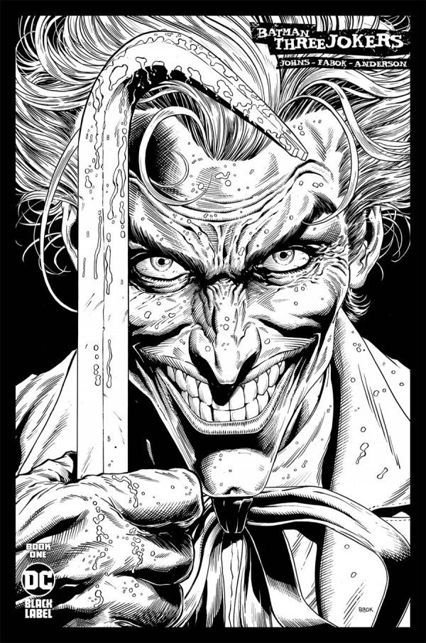 Batman: Three Jokers #1 1:100 Jason Fabok B&W Variant DC 2020