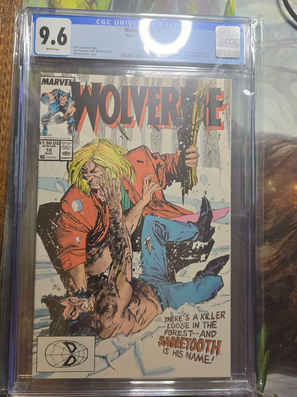 Wolverine #10 (Marvel Comics August 1989) CGC 9.6