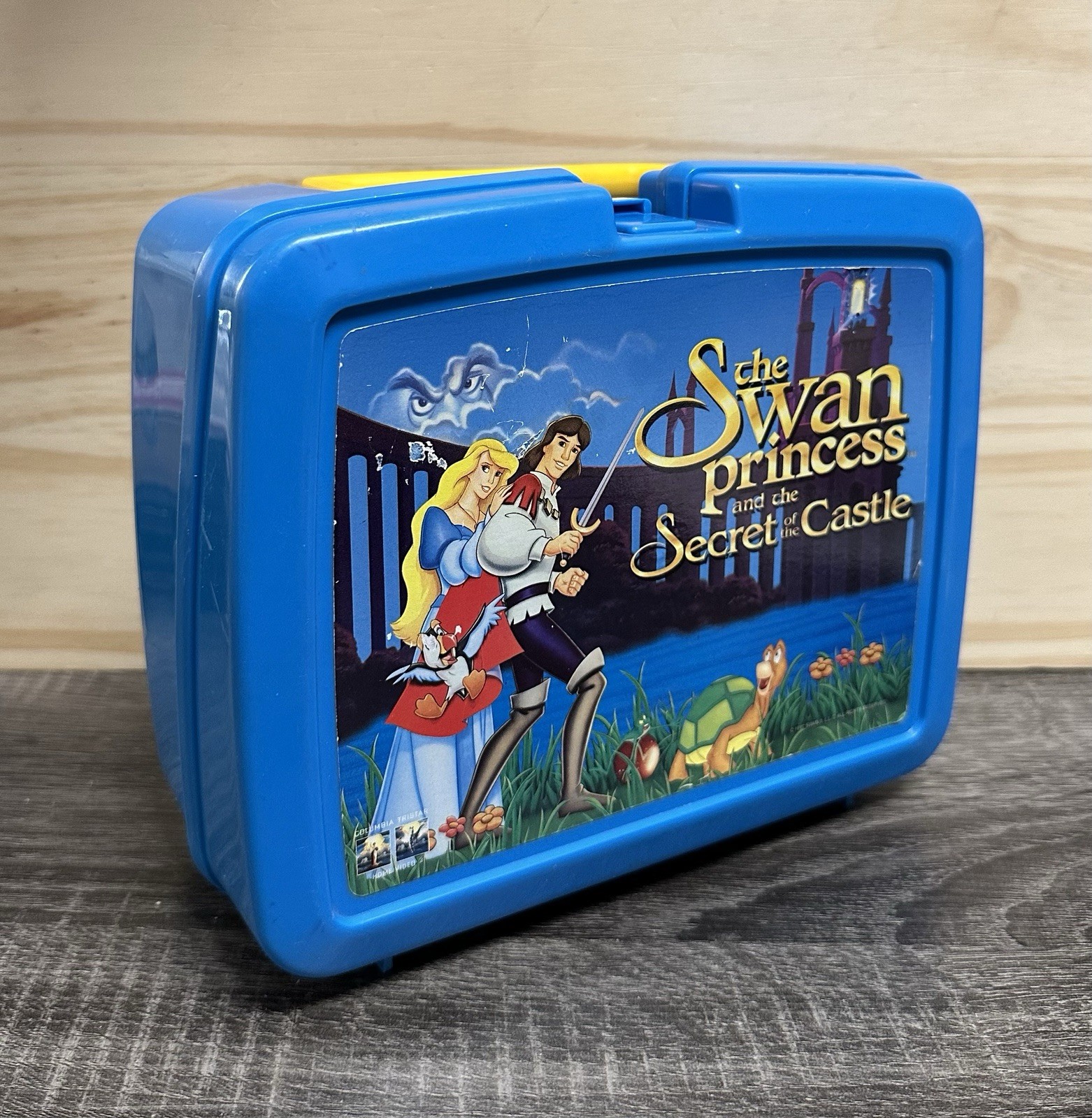 Vintage 1997 The Swan Princess and the Secret of the Castle Plastic Lunch Box