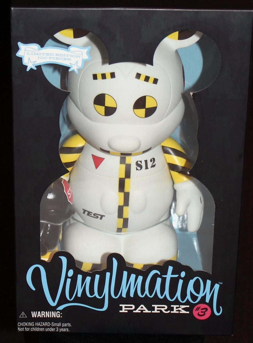 Disneyland Exclusive LE 100 Vinylmation Test Track Crash Dummy Mickey Mouse NOAH