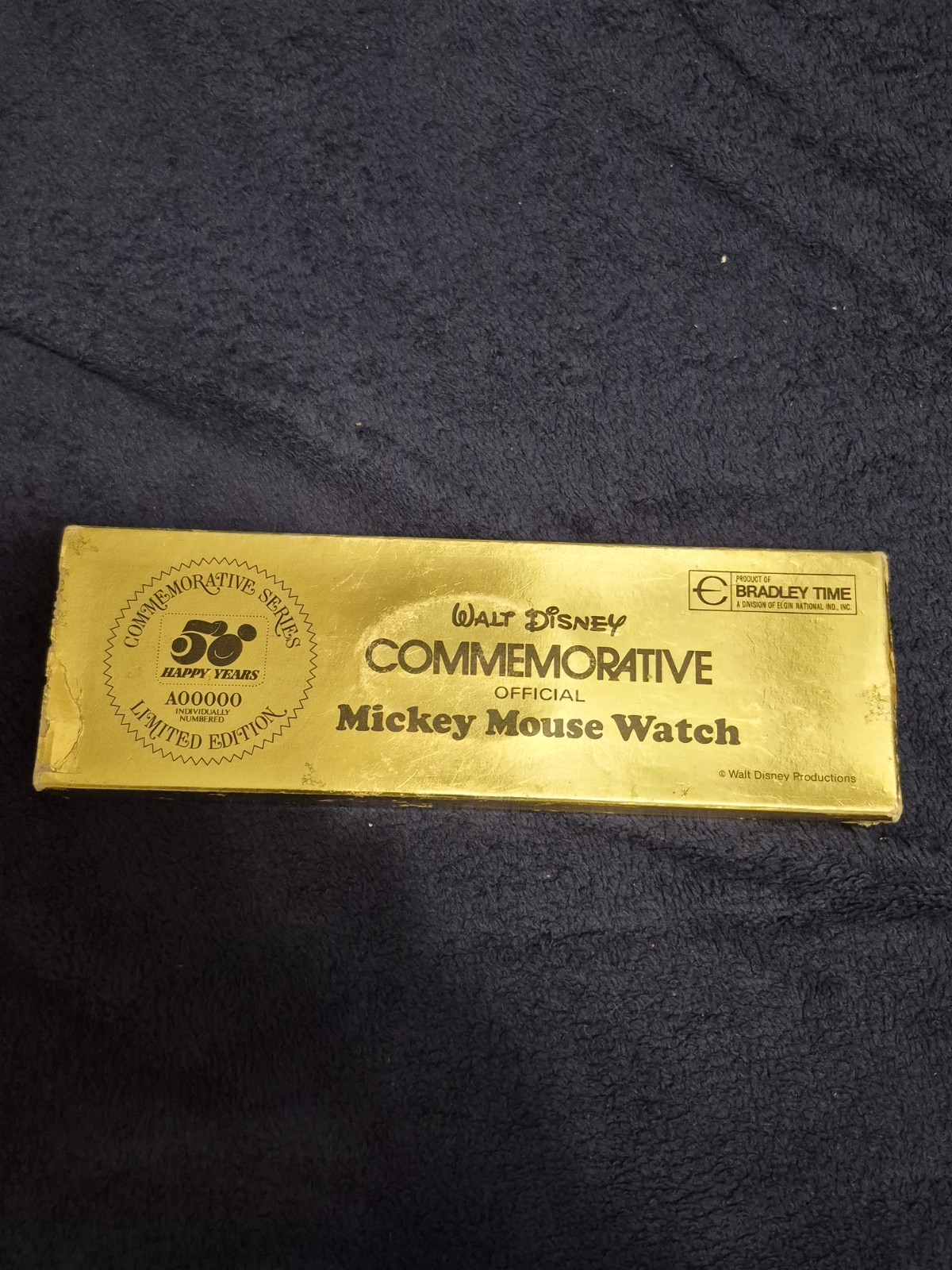 Bradley Time Disney Mickey Mouse Commemorative Watch Limited Ed 1 of 400000 Box Bradley Time Disney Mickey Mouse Commemorative Watch Limited Ed 1 of 400000 Box