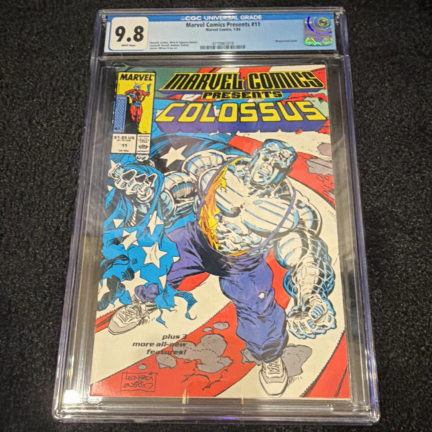 Marvel Comics Presents #11 CGC 9.8 Universal Grade Colossus (1989) Very Rare Marvel Comics Presents #11 CGC 9.8 Universal Grade Colossus (1989) Very Rare
