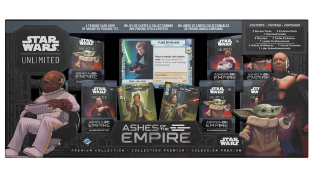 Star Wars Ashes of the Empire Super Box 8 Packs + 2 Exclusive Cards + 1 Star Wars Ashes of the Empire Super Box 8 Packs + 2 Exclusive Cards + 1