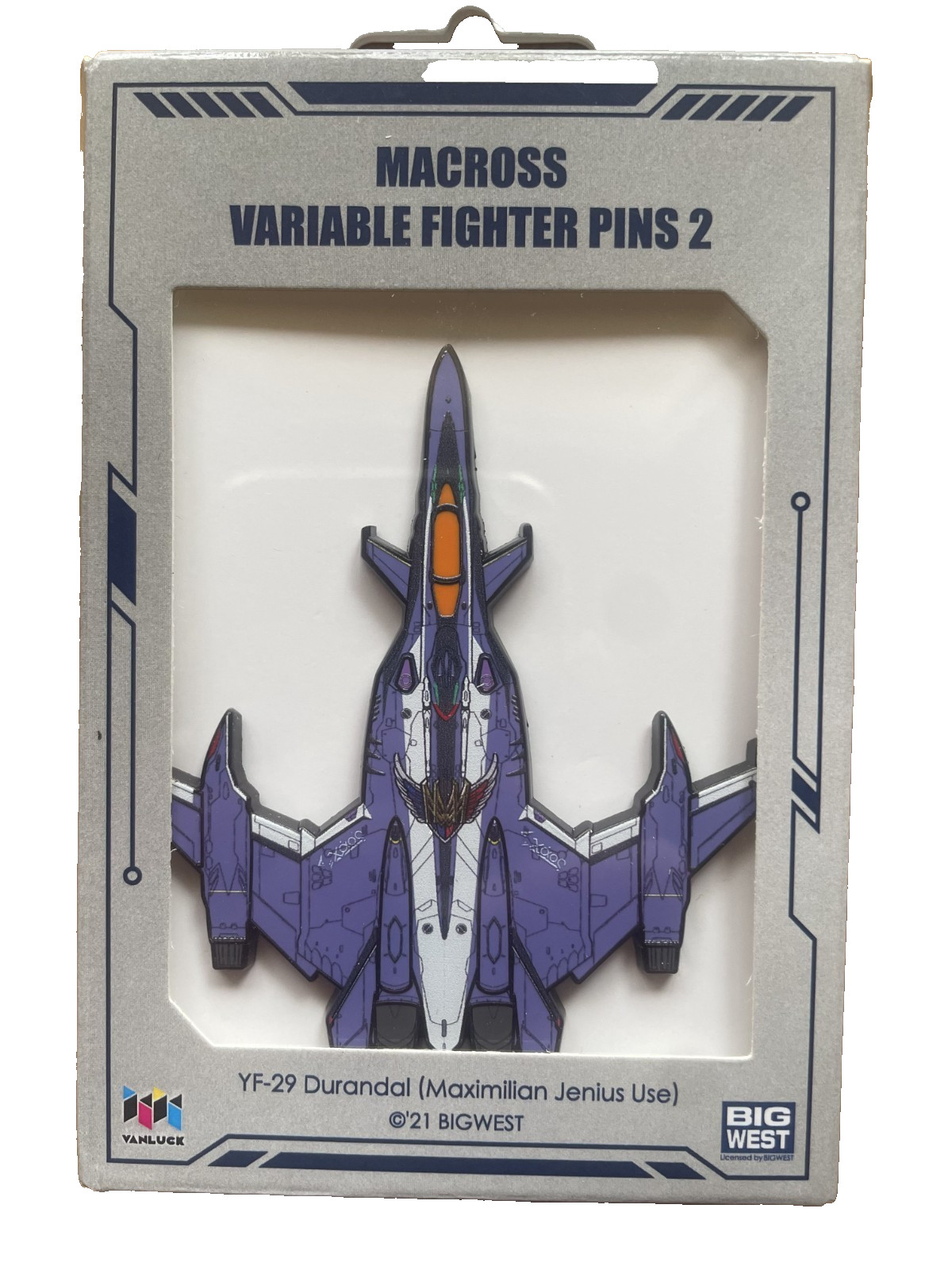 MACROSS FIGHTER YF-29 (Maximillan Jenius use) PIN collector limited exclusive MACROSS FIGHTER YF-29 (Maximillan Jenius use) PIN collector limited exclusive