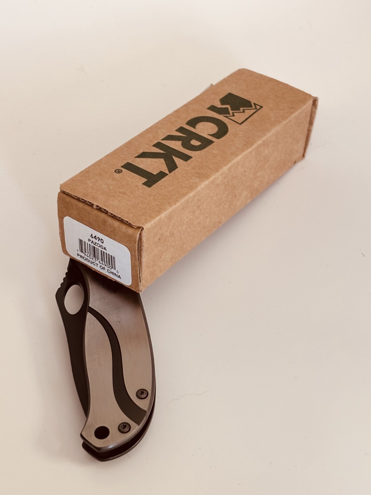 Columbia River Knife & Tool CRKT Liner Lock Knife - 6490 PAZODA - NEW