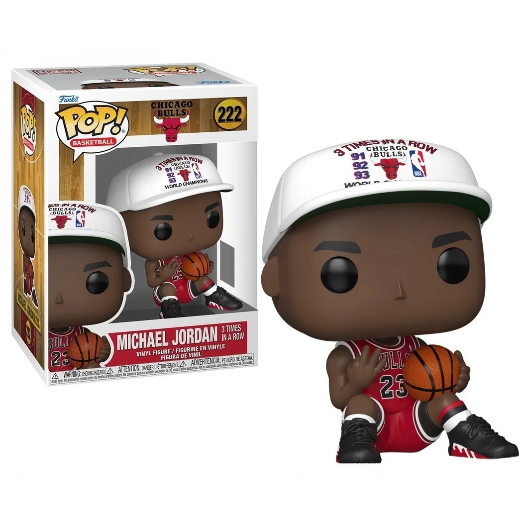 Funko Pop Michael Jordan 3 Times in a Row #222 IN STOCK Funko Pop Michael Jordan 3 Times in a Row #222 IN STOCK
