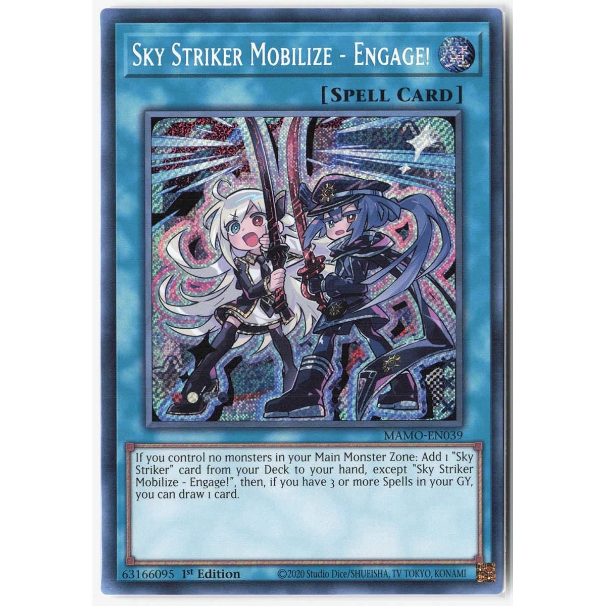 YuGiOh Sky Striker Mobilize - Engage (Secret Rare)Magnificent M...MAMO-EN039]NM