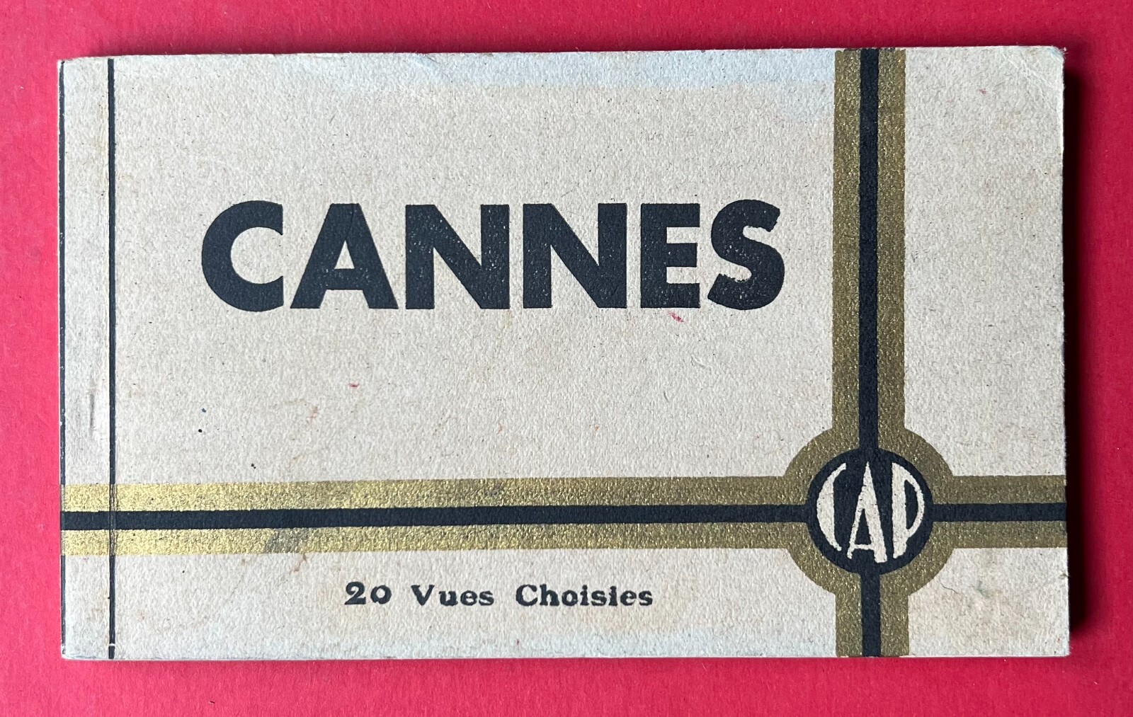 Leporello Album with 20 x Postcards Cannes in France Cityscapes (148432 Leporello Album with 20 x Postcards Cannes in France Cityscapes (148432