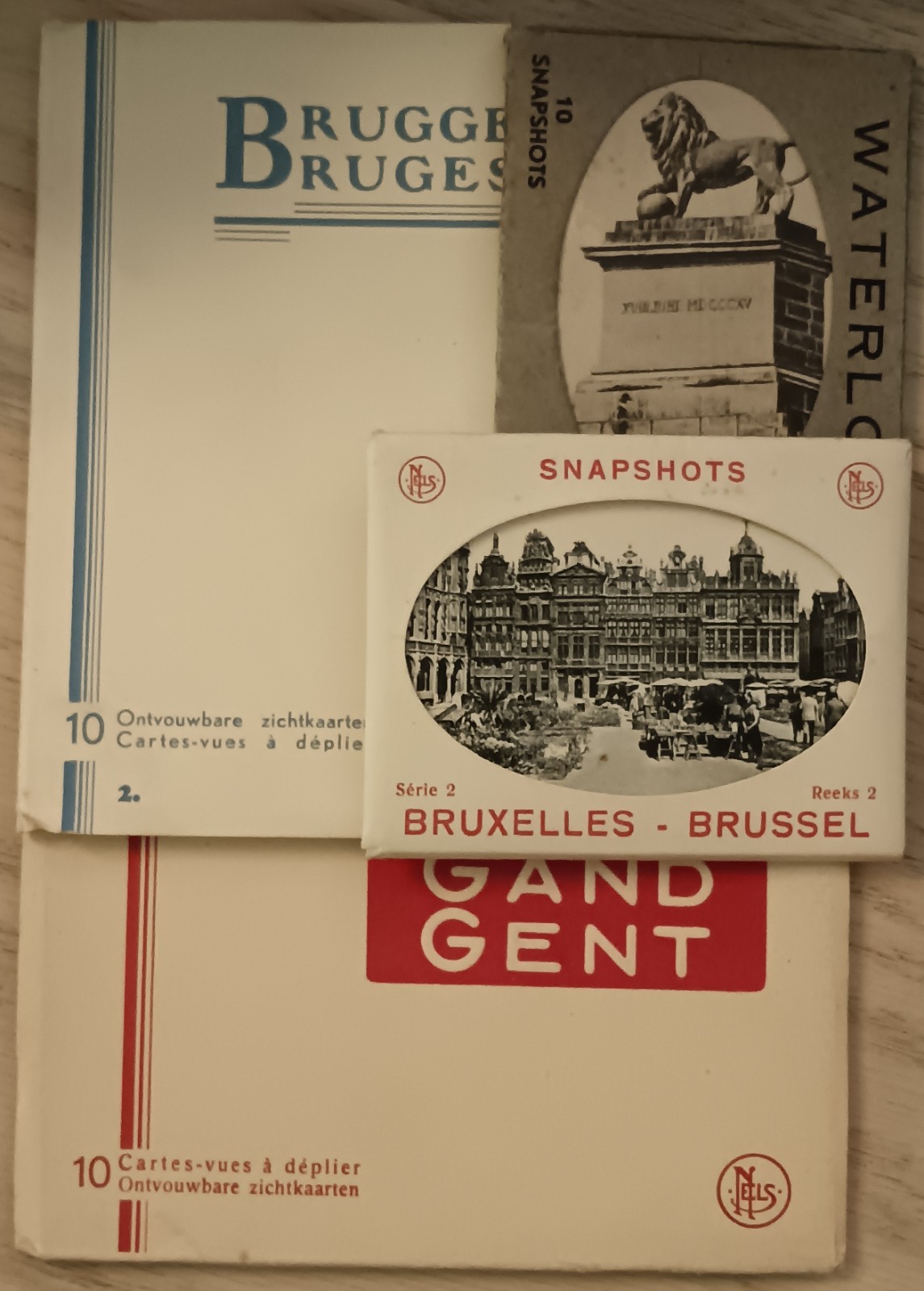 Black and White Postcard Lot Belgium Waterloo Brussels Ghent Brugge (Cities)