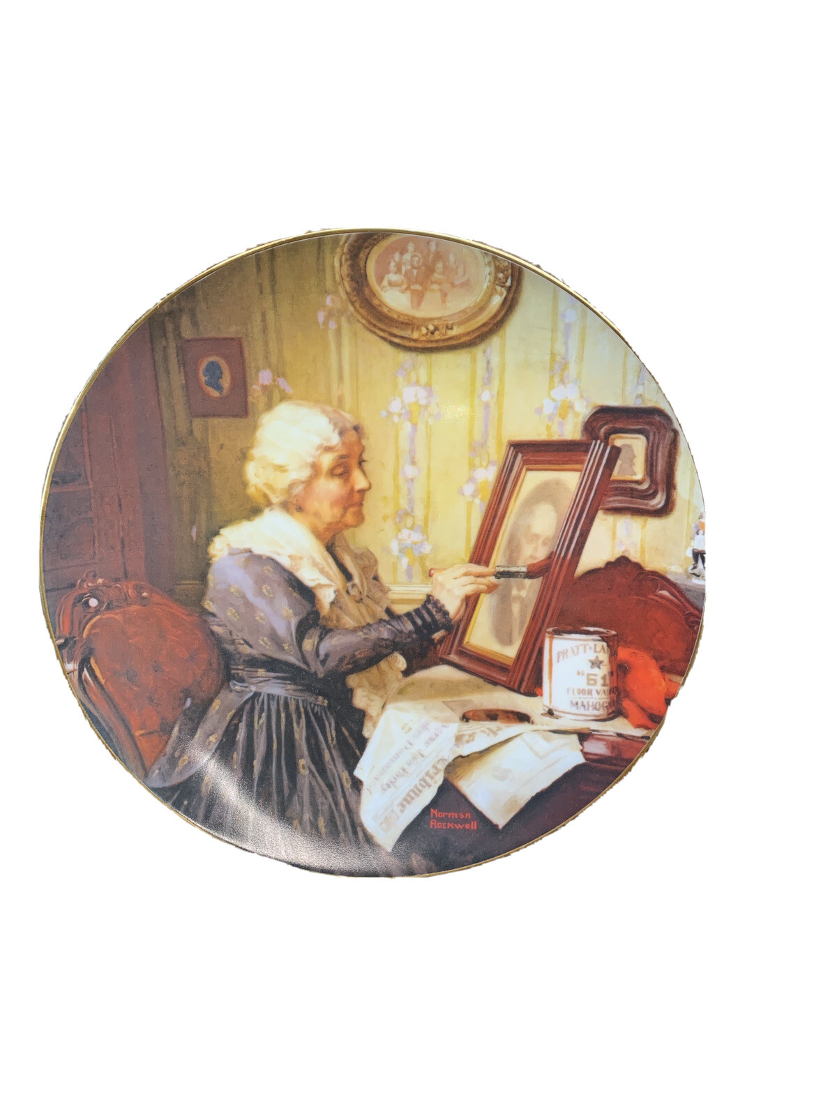 Knowles collector plates Norman Rockwell “Grandma’s Love” Golden Moments Knowles collector plates Norman Rockwell “Grandma’s Love” Golden Moments