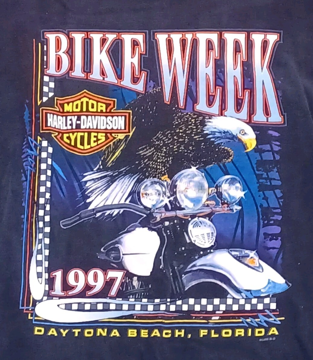 1997 Harley Davidson DAYTONA BIKE WEEK L T-shirt FERN PARK FLORIDA DEALERSHIP 1997 Harley Davidson DAYTONA BIKE WEEK L T-shirt FERN PARK FLORIDA DEALERSHIP