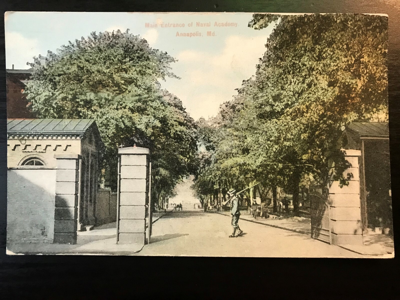 Vintage Postcard 1915-1930 Main Entrance Naval Academy Annapolis Maryland Vintage Postcard 1915-1930 Main Entrance Naval Academy Annapolis Maryland