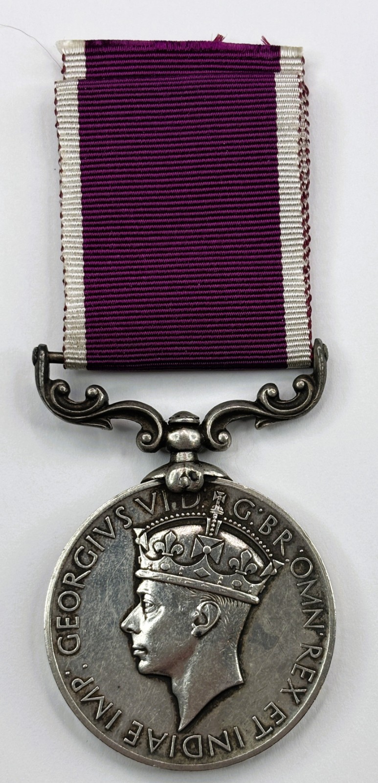 British India For Long Service and Good Conduct Medal King George VI British India For Long Service and Good Conduct Medal King George VI
