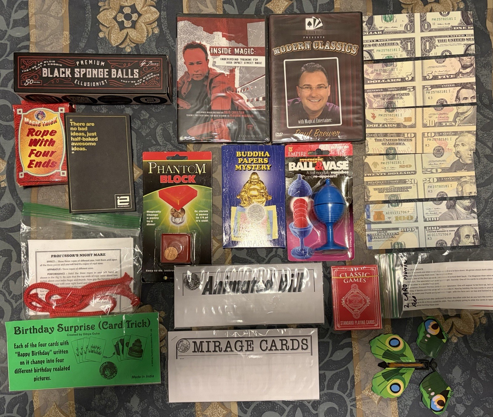 Large Lot Of Magic Tricks - New 20 Total