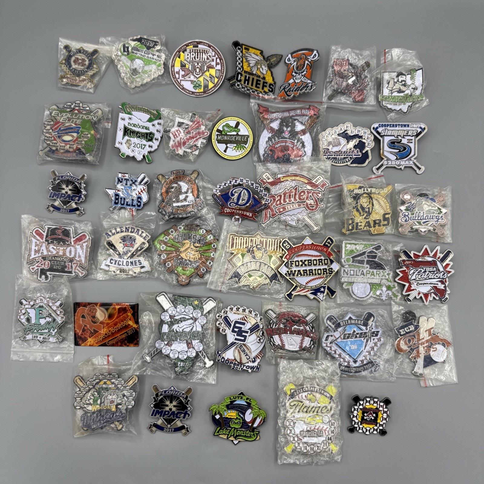 Cooperstown Dreams Park Pin Lot Little League Umpire 2017 - 40 Total