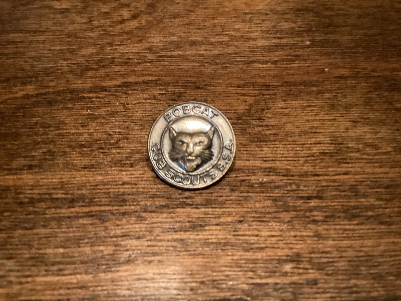 Vintage Boy Scouts Bob Cat Cubs BSA Pin Badge Medal, Cub Scouts America Vintage Boy Scouts Bob Cat Cubs BSA Pin Badge Medal, Cub Scouts America