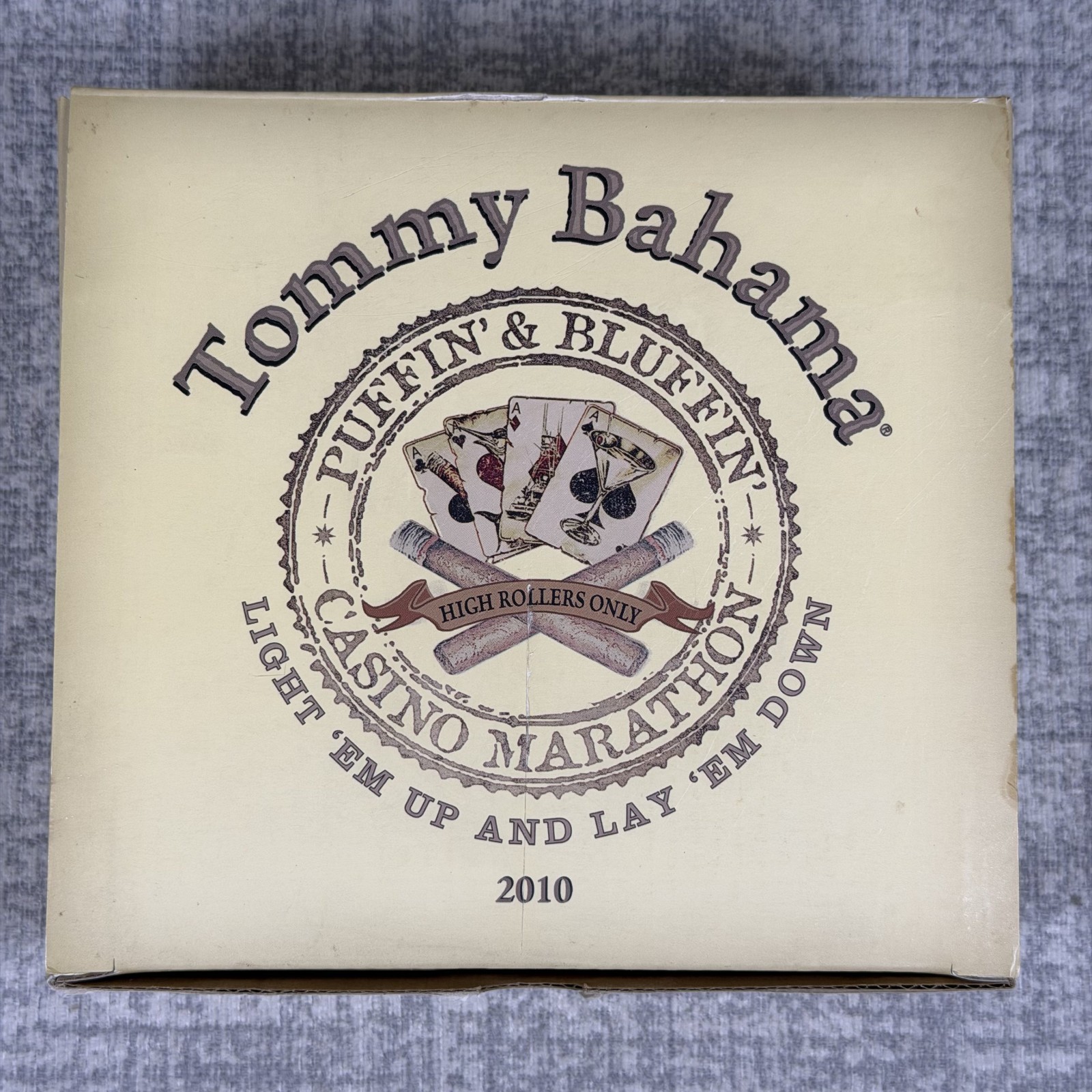 Rare Tommy Bahama Cigar Ashtray Casino Marathon Puffin’ & Bluffin' 1202 /2000 Rare Tommy Bahama Cigar Ashtray Casino Marathon Puffin’ & Bluffin' 1202 /2000