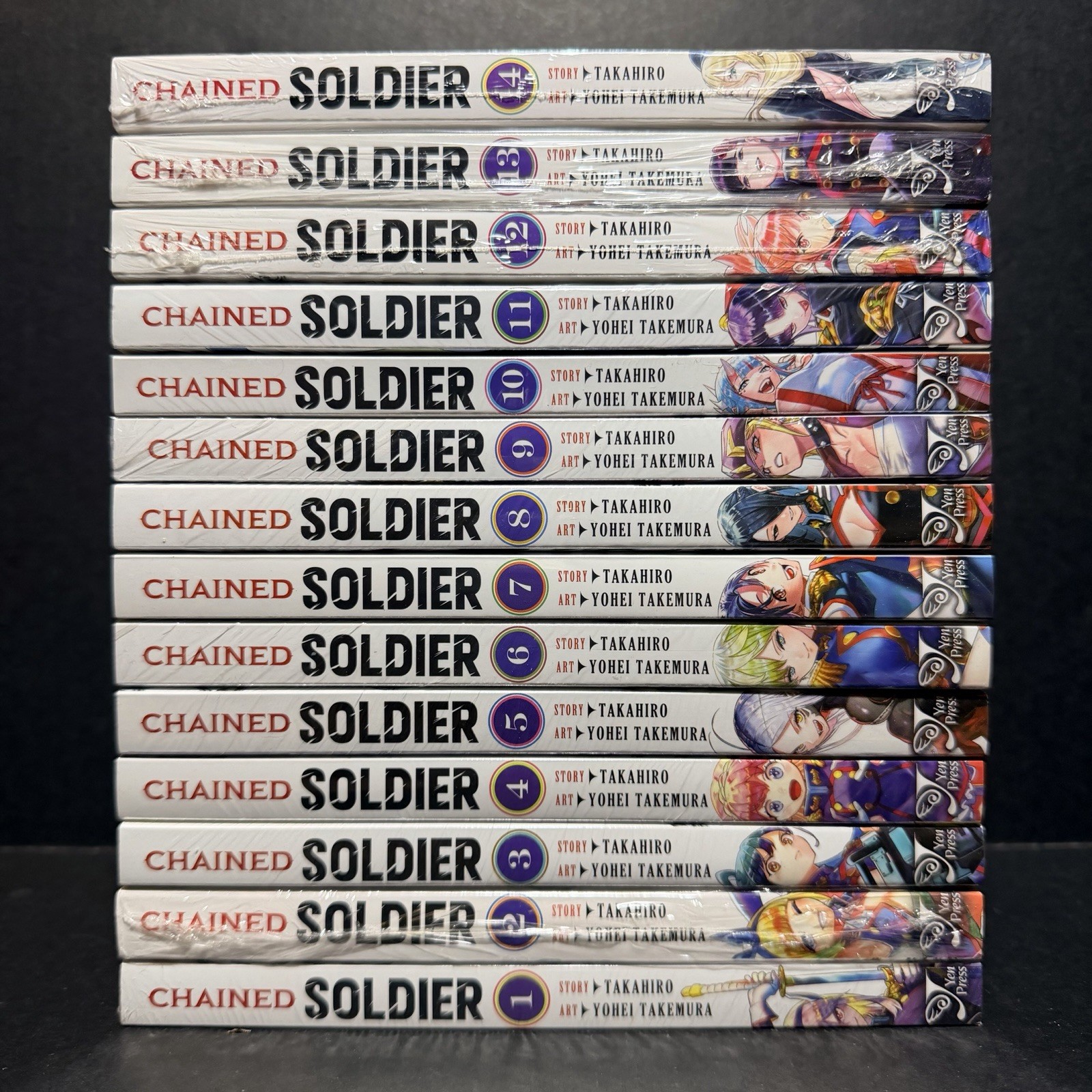 Chained Soldier Manga Volumes 1-14 English Brand New Sealed Authentic Yen Press