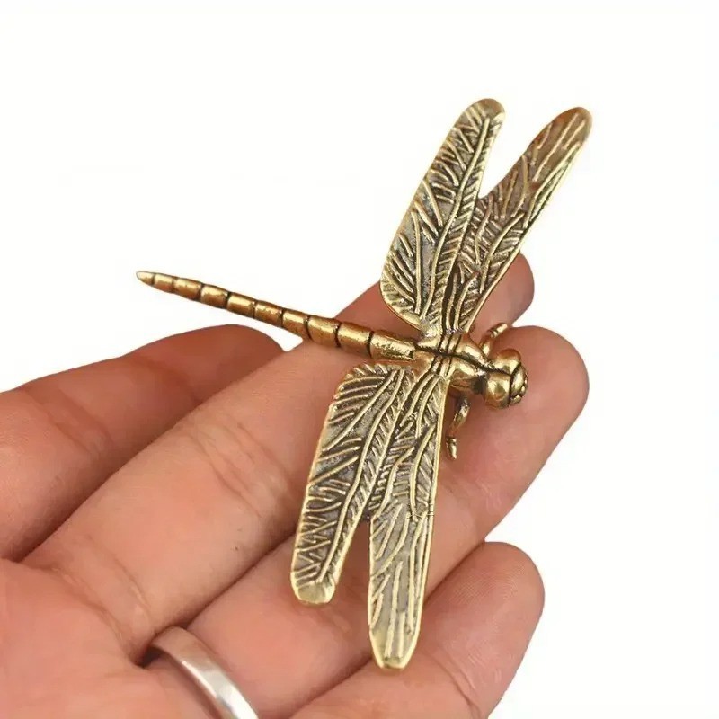Dragonfly Brass Cooper Figurines Miniatures Tabletops Statues Home Decor 5x7 cm Dragonfly Brass Cooper Figurines Miniatures Tabletops Statues Home Decor 5x7 cm