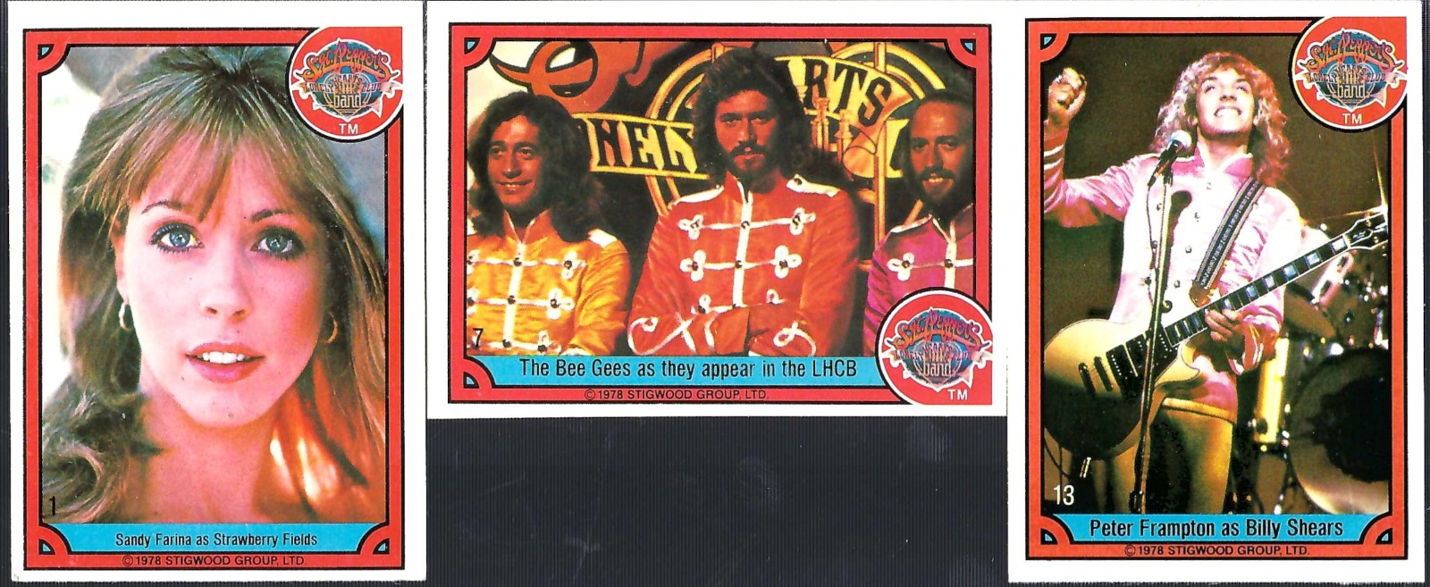 1978 Donruss Sgt. Peppers Lonely Hearts Club Band Movie Complete Set 1-66 1978 Donruss Sgt. Peppers Lonely Hearts Club Band Movie Complete Set 1-66