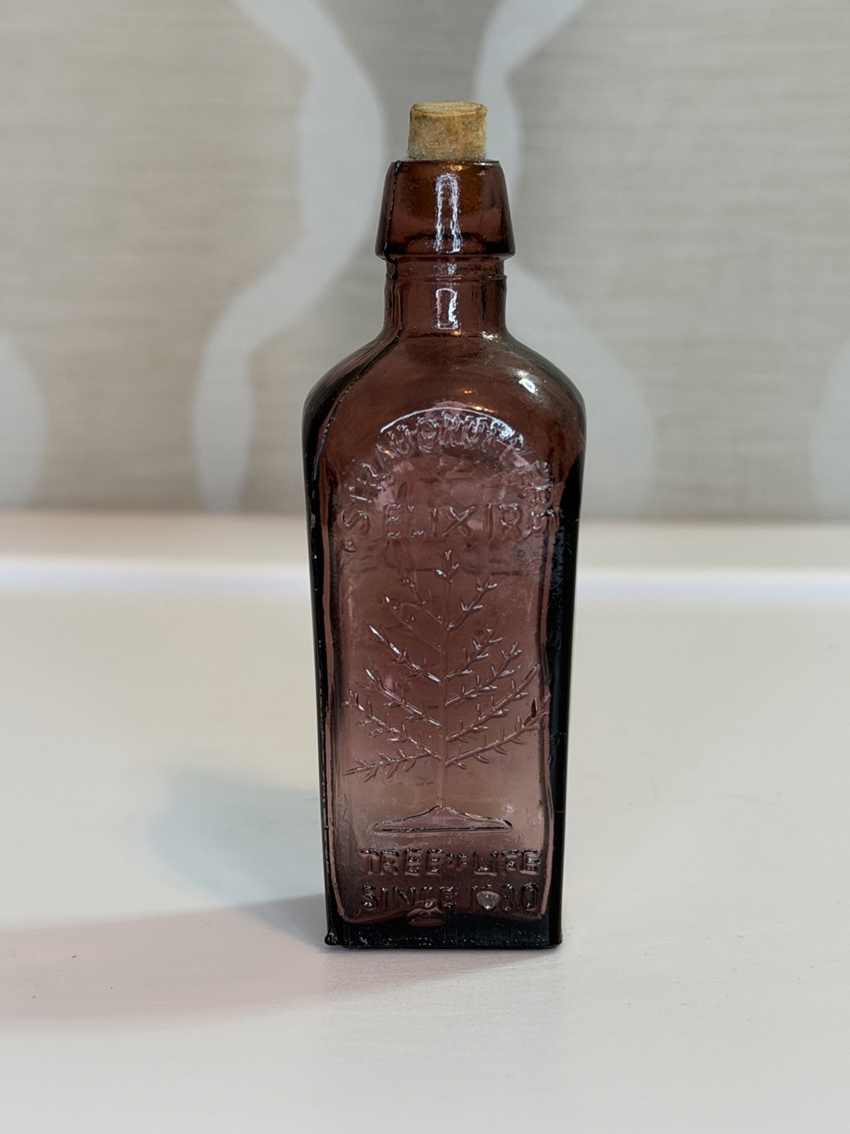 Vintage Wheaton Bottle Staubhullers Tree of Life Elixir Miniature 3” Vintage Wheaton Bottle Staubhullers Tree of Life Elixir Miniature 3”