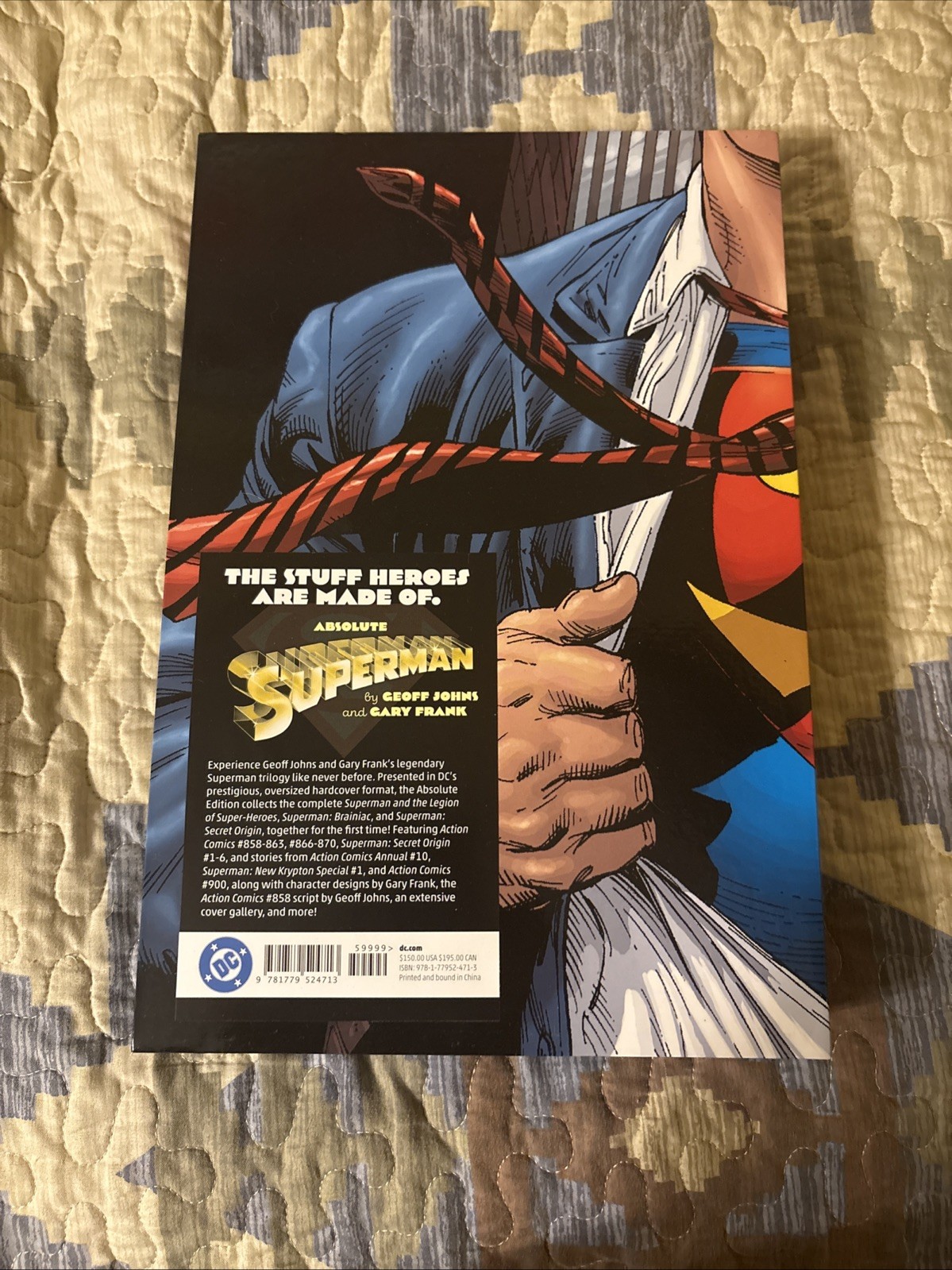 Absolute Superman by Geoff Johns & Gary Frank Brand New DC Comics HC Hardcover